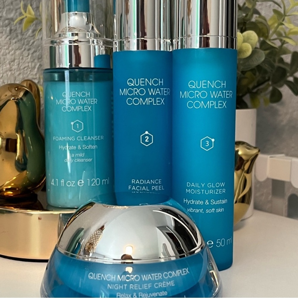 Blue Skincare Cleanser and Exfoliant Set